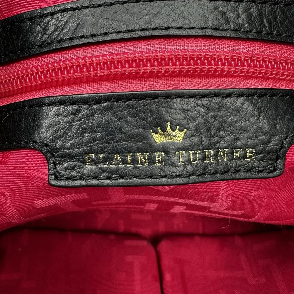 ELAINE TURNER HOBO Strap SHOULDER Purse Bag Magnet Closure -‎ EUC